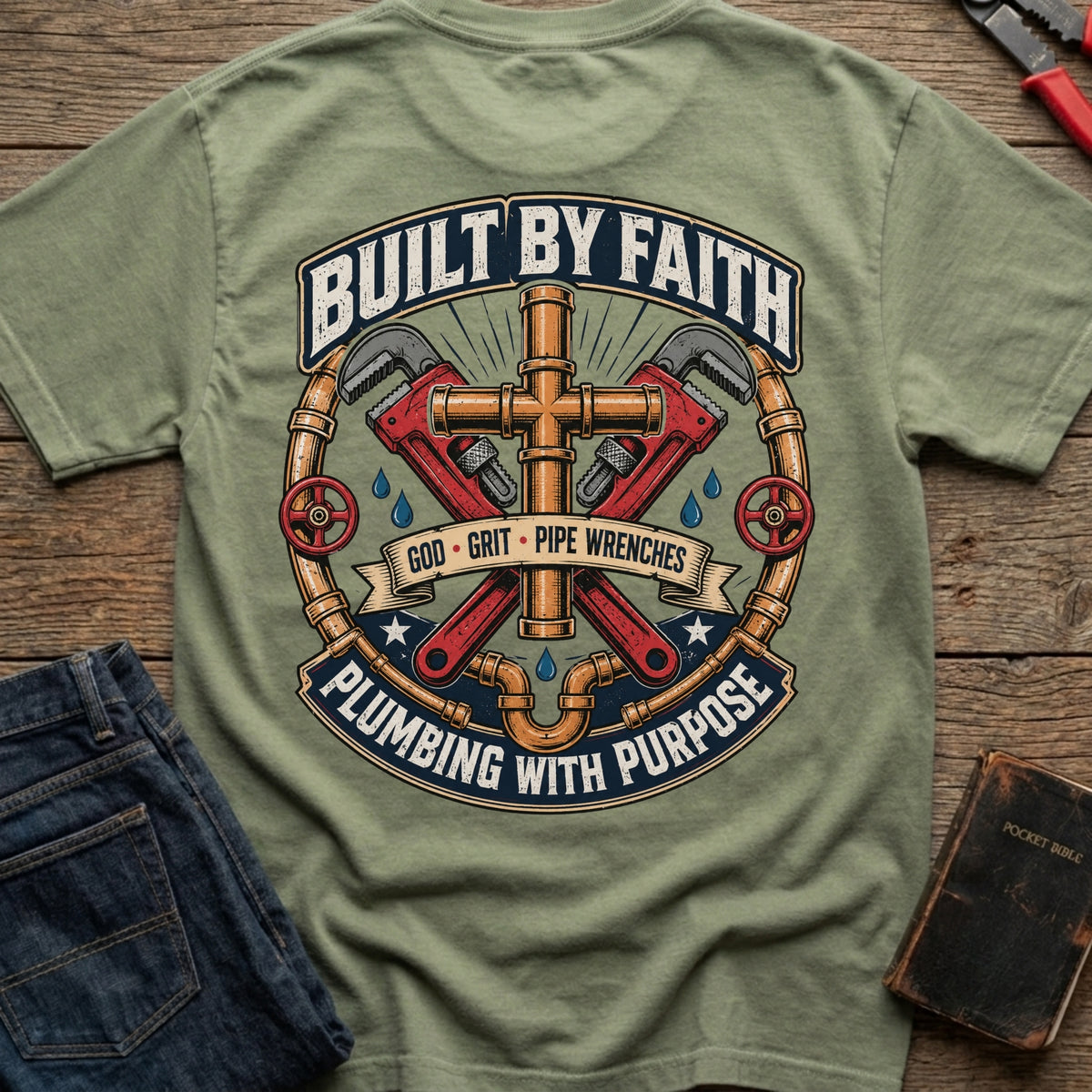 Pipe Wrenches T-Shirt