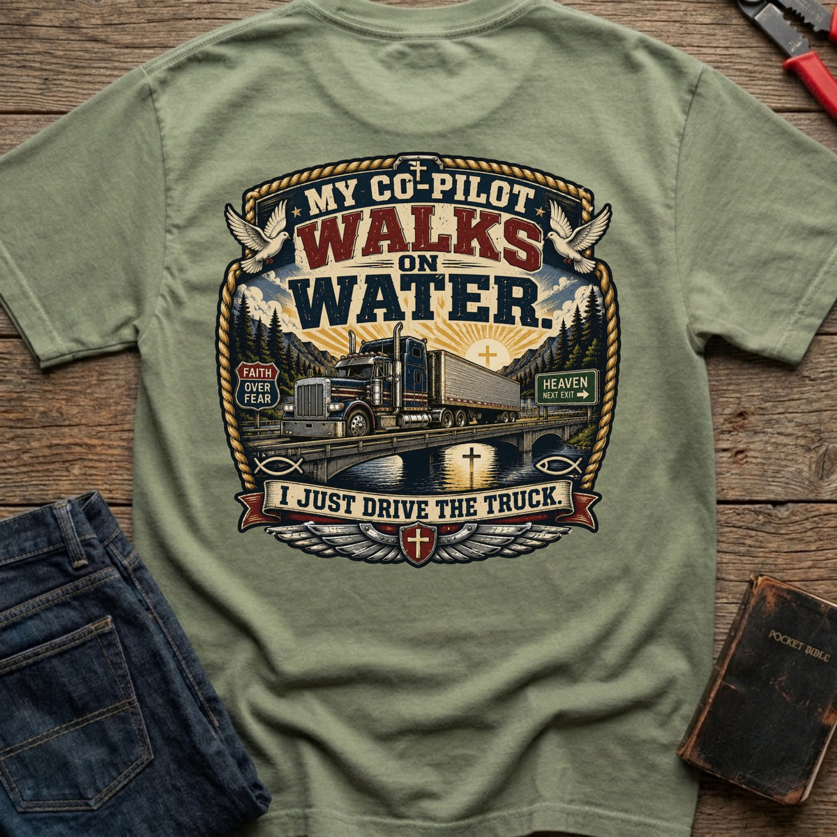 Walks On Water T-Shirt