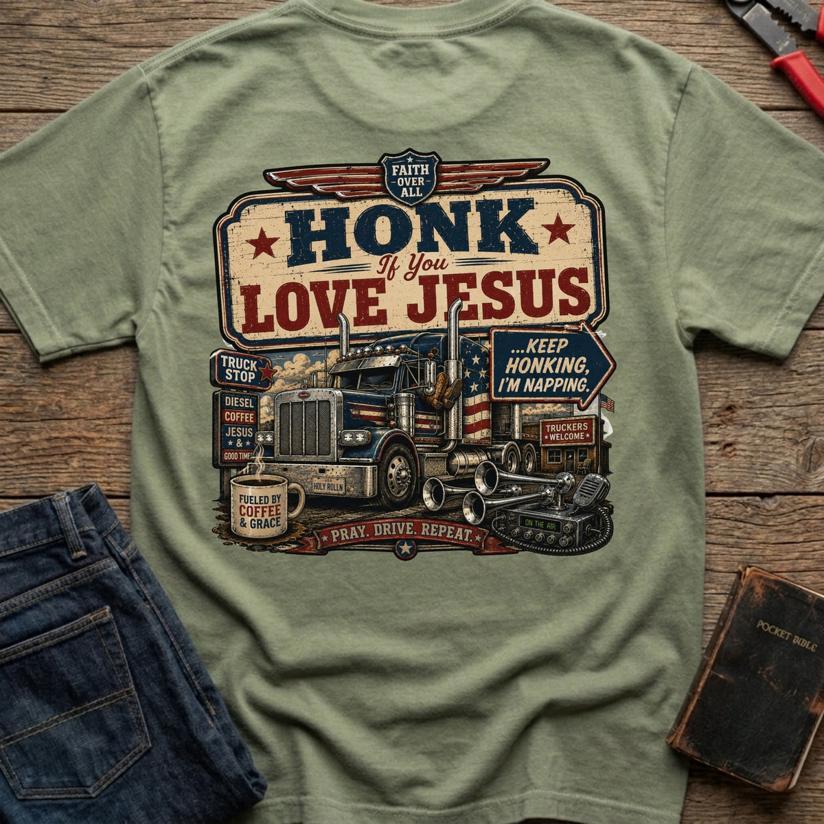 Honk For Jesus T-Shirt