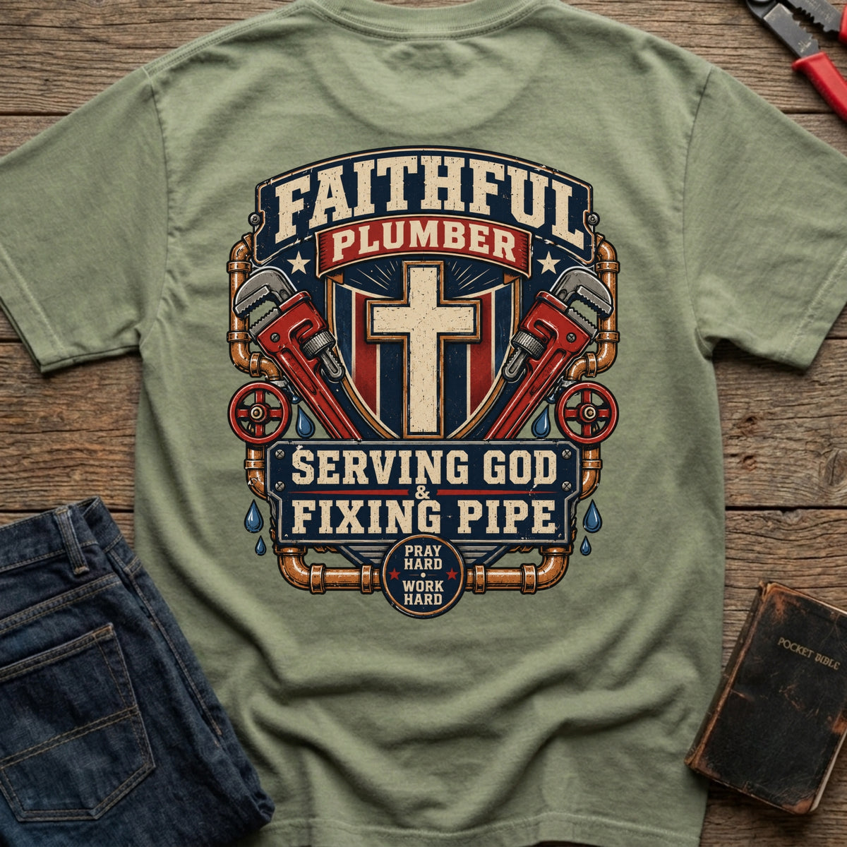 Faithful Plumbers T-Shirt