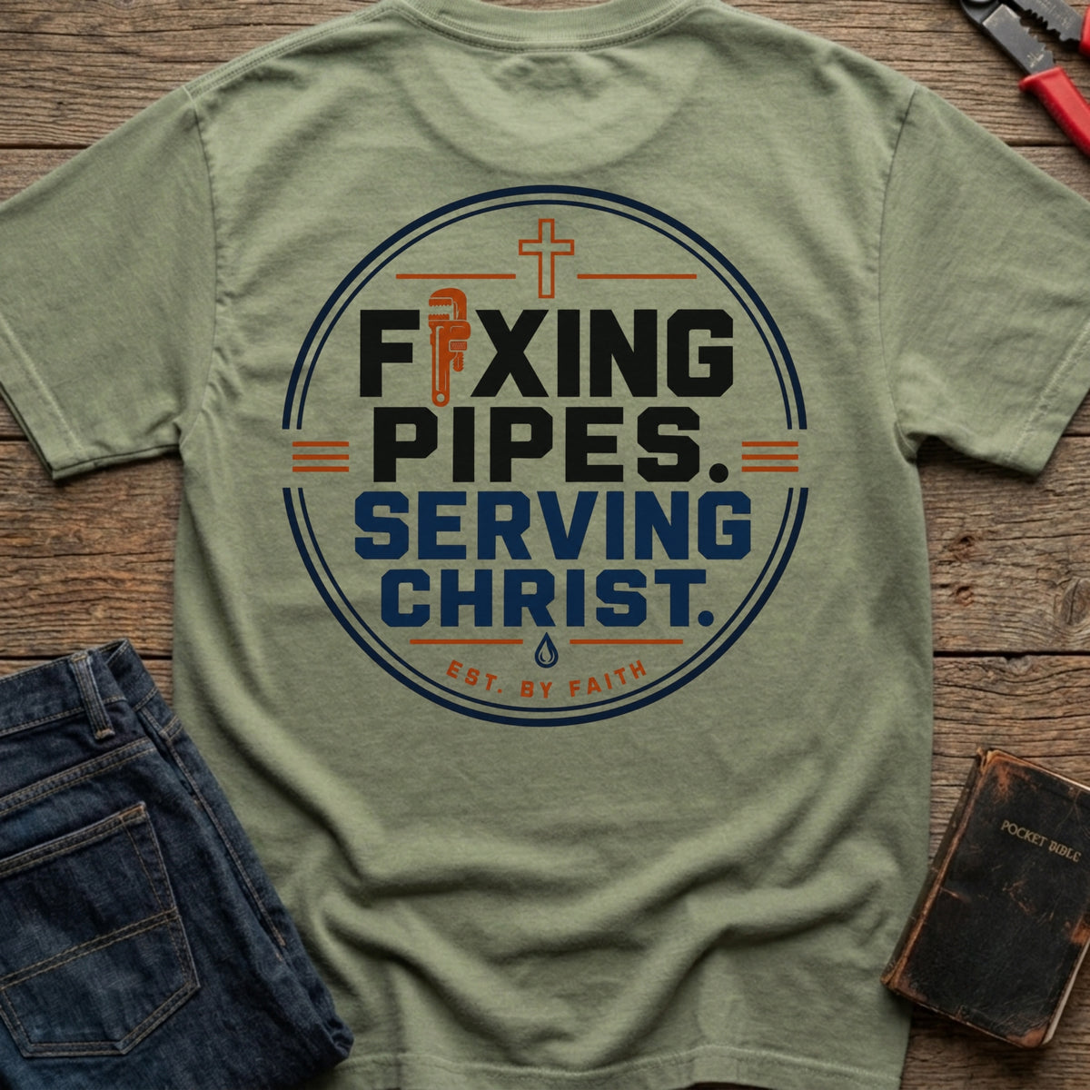 Fixing Pipes Serving T-Shirt