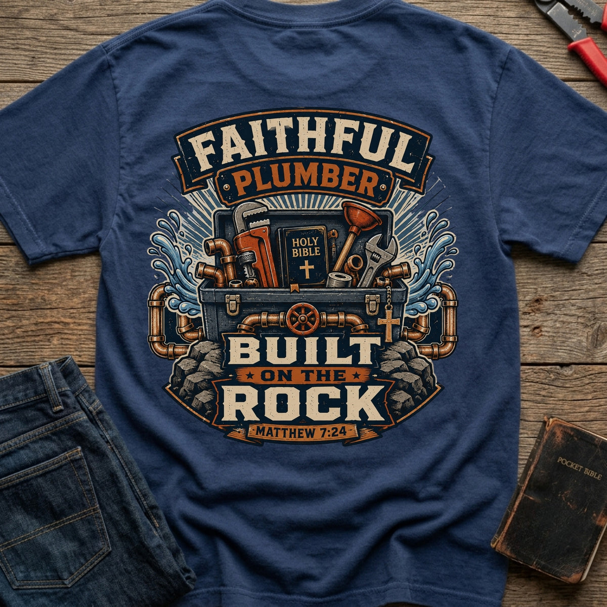 Faithful Plumber T-Shirt