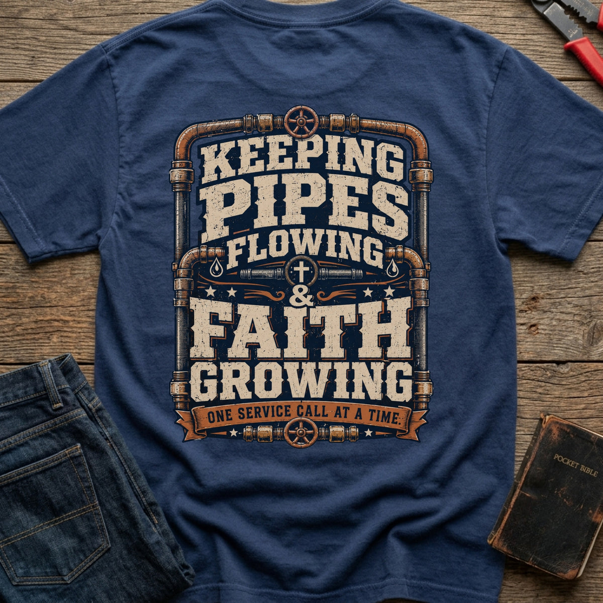 Keeping Pipes Flowing T-Shirt