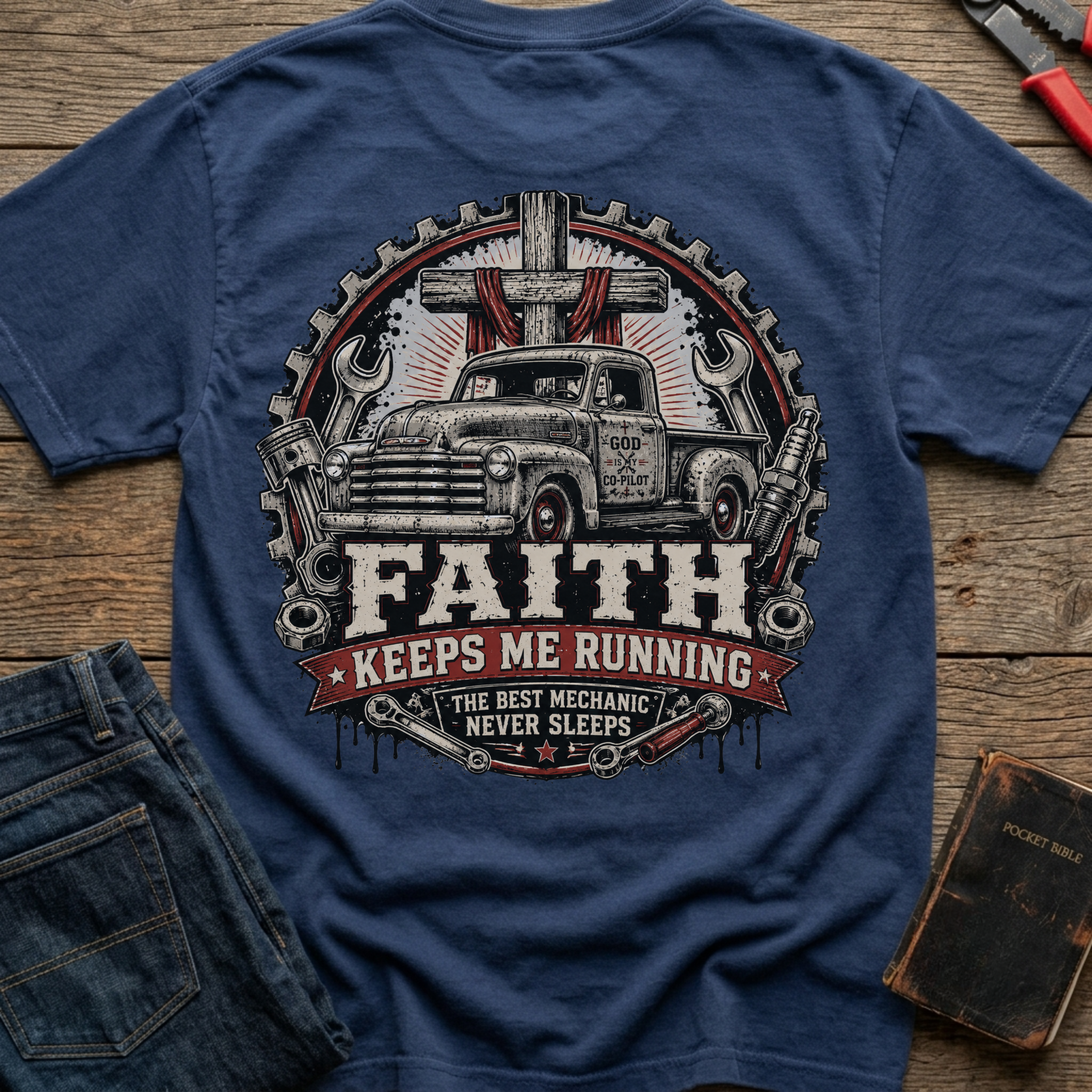 Faith Keeps Me Running T-Shirt
