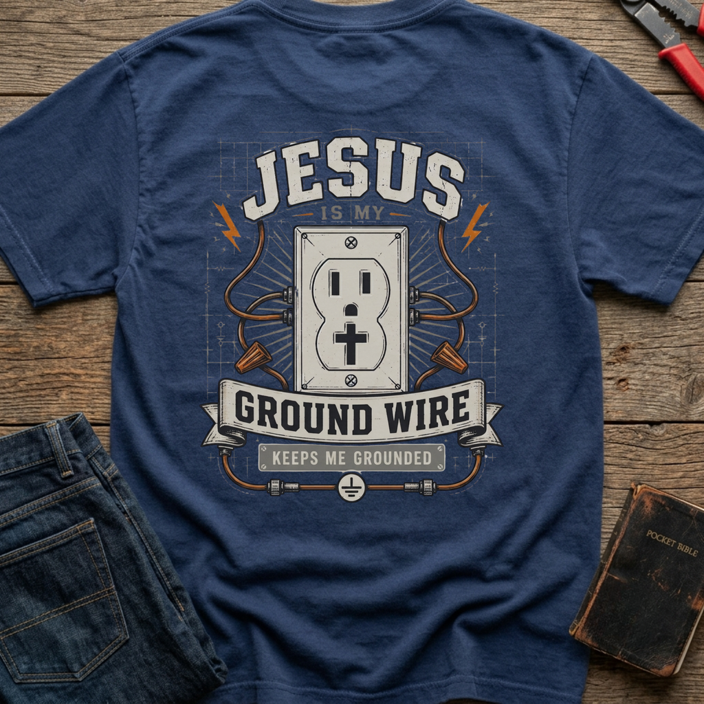 Jesus Is My Ground Wire T-Shirt