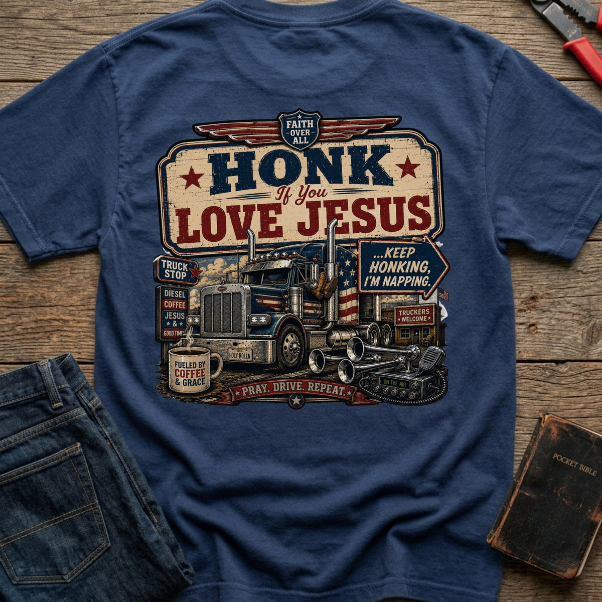 Honk For Jesus T-Shirt
