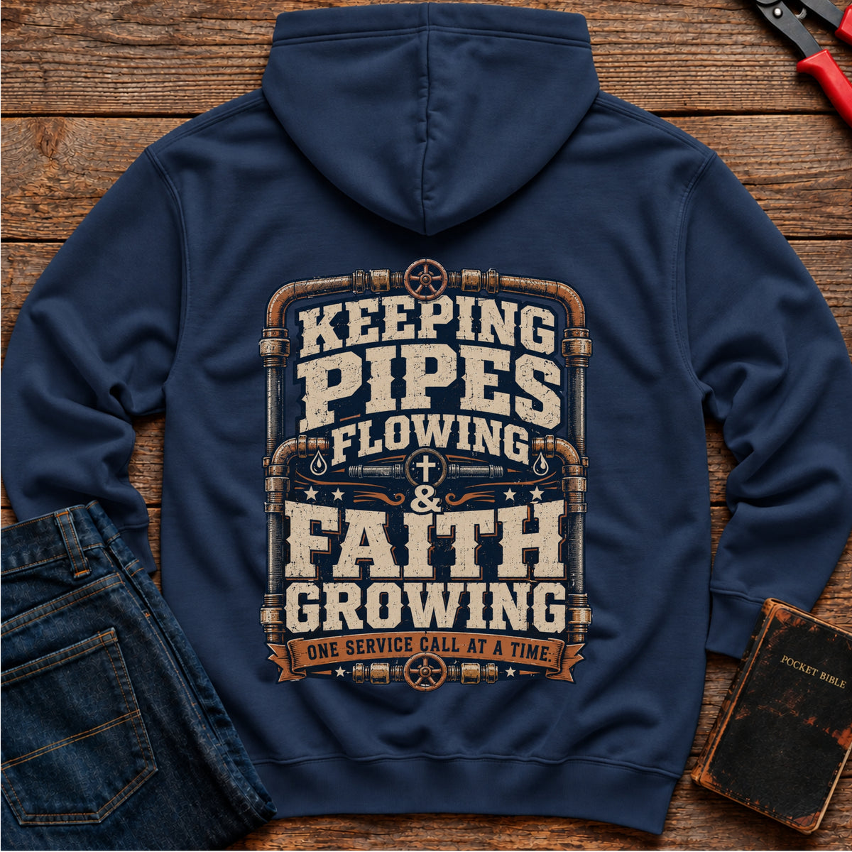 Keeping Pipes Flowing Hoodie