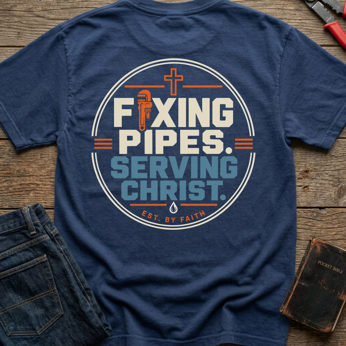 Fixing Pipes Serving T-Shirt
