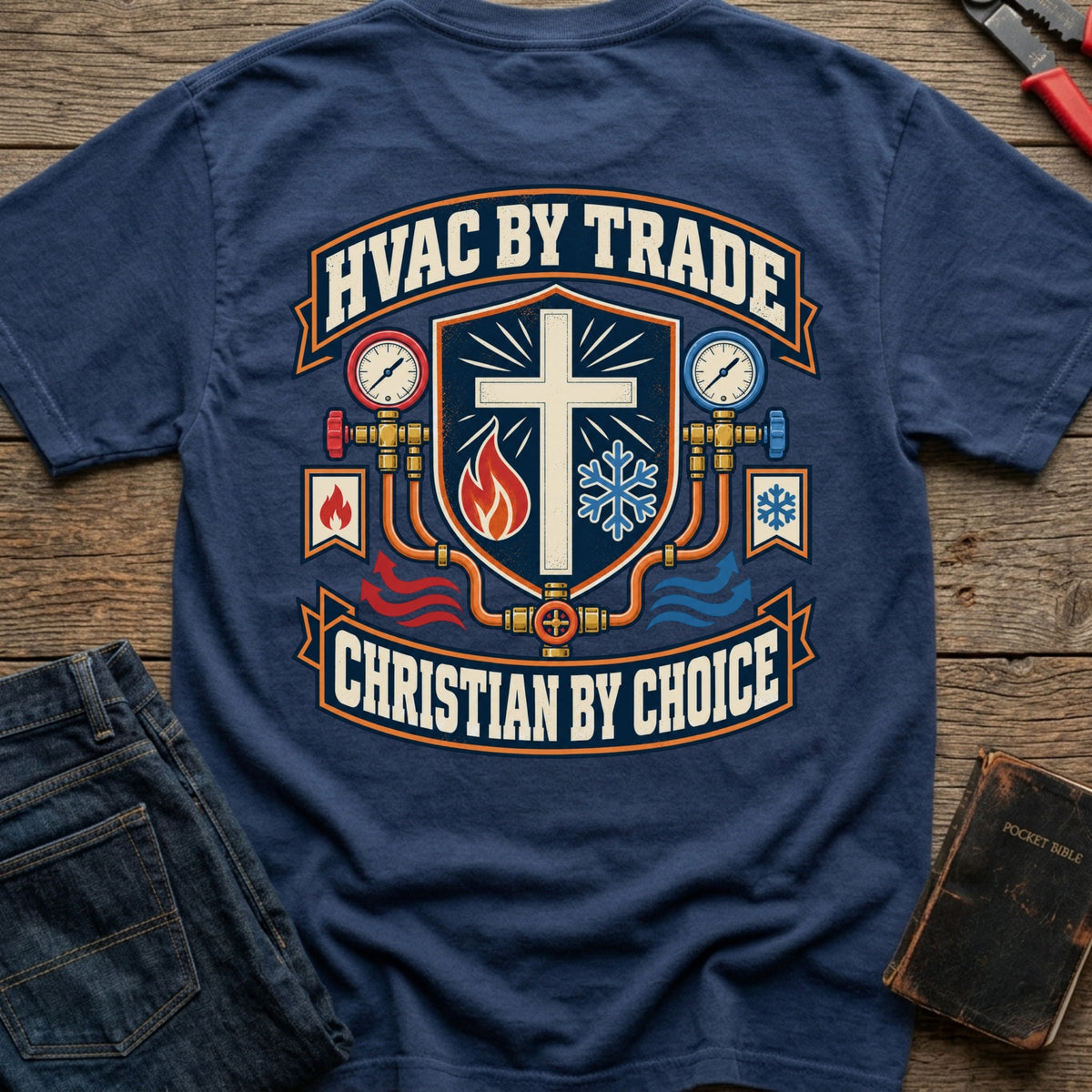 HVAC By Trade T-Shirt
