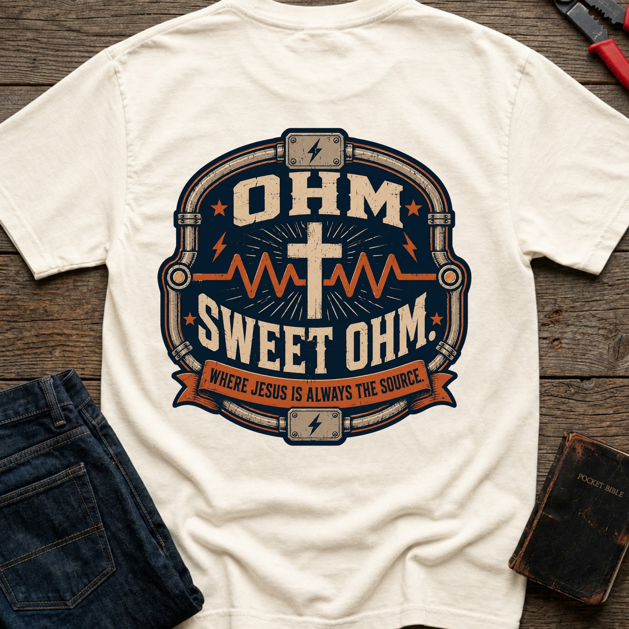 CrossGritOS|asset=99|template=3|color=Ivory|view=back|file=OHM-Sweet-OHM-Where-Jesus-is-Always-The-Source-T-Shirt-6a4d33a4fbc4acb84c0ea0d4-printify-art-1-2_Ivory_back_template-3.jpg