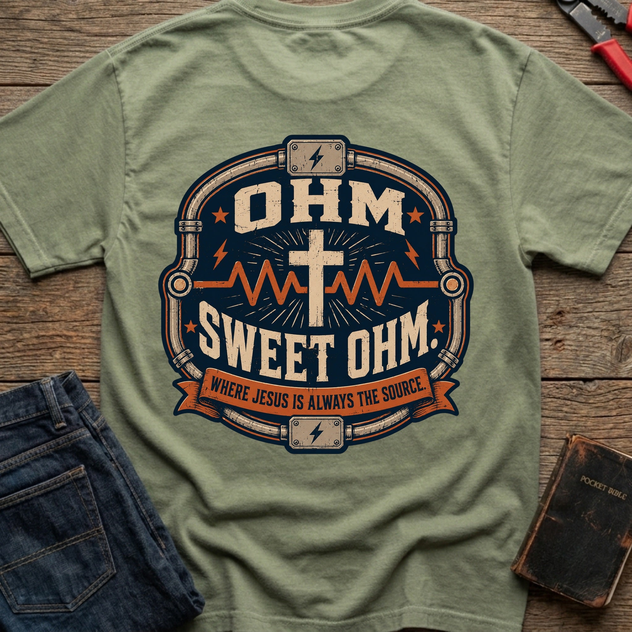 CrossGritOS|asset=99|template=5|color=Moss|view=back|file=OHM-Sweet-OHM-Where-Jesus-is-Always-The-Source-T-Shirt-6a4d33a4fbc4acb84c0ea0d4-printify-art-1-2_Moss_back_template-5.jpg