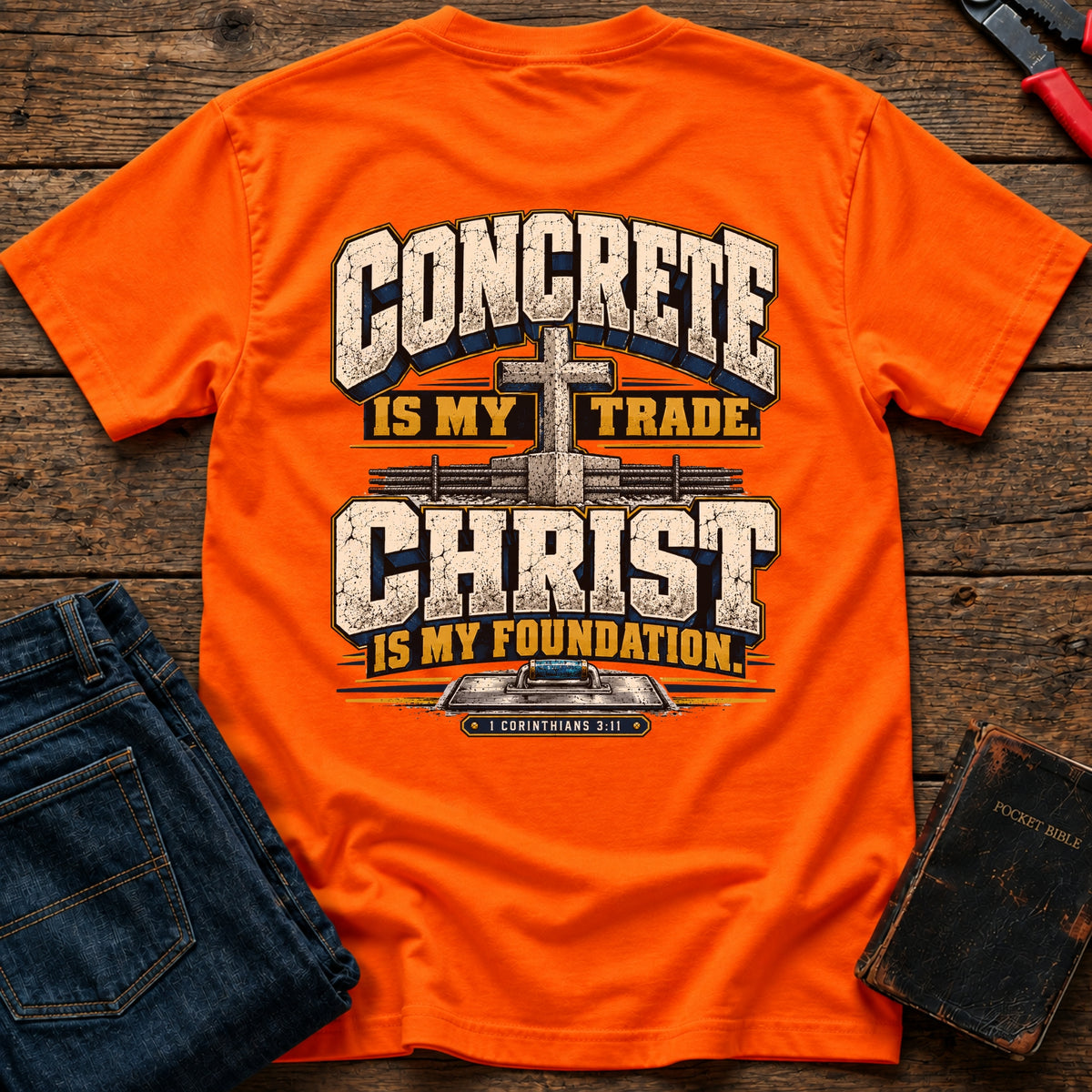 Concrete By Trade Hi-Vis T-Shirt