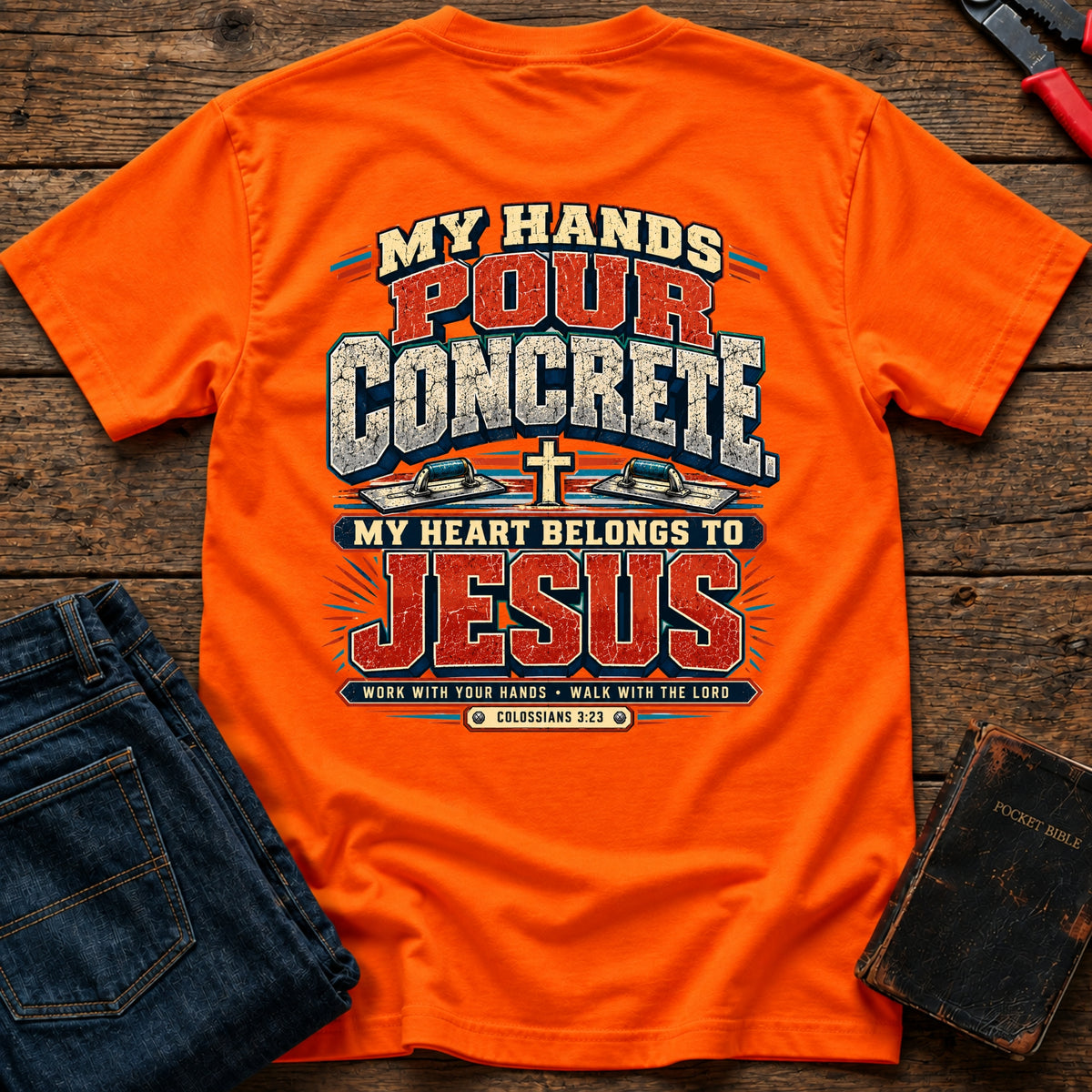 Pour Concrete Hi-Vis T-Shirt