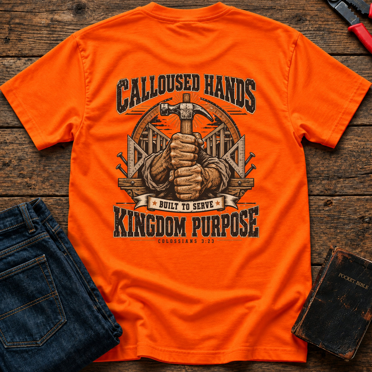 Calloused Hands Hi-Vis T-Shirt