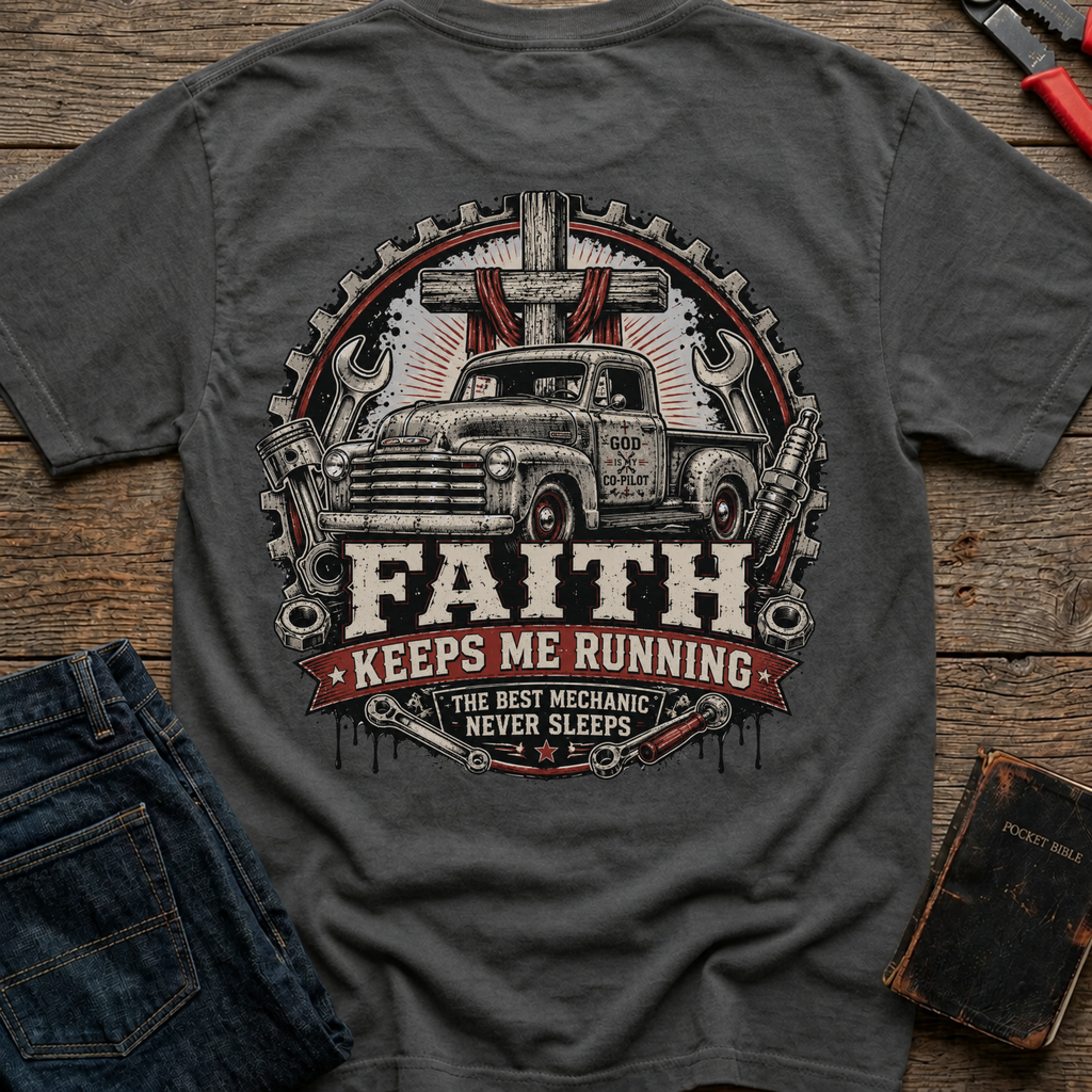 Faith Keeps Me Running T-Shirt