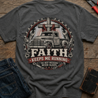 Faith Keeps Me Running T-Shirt