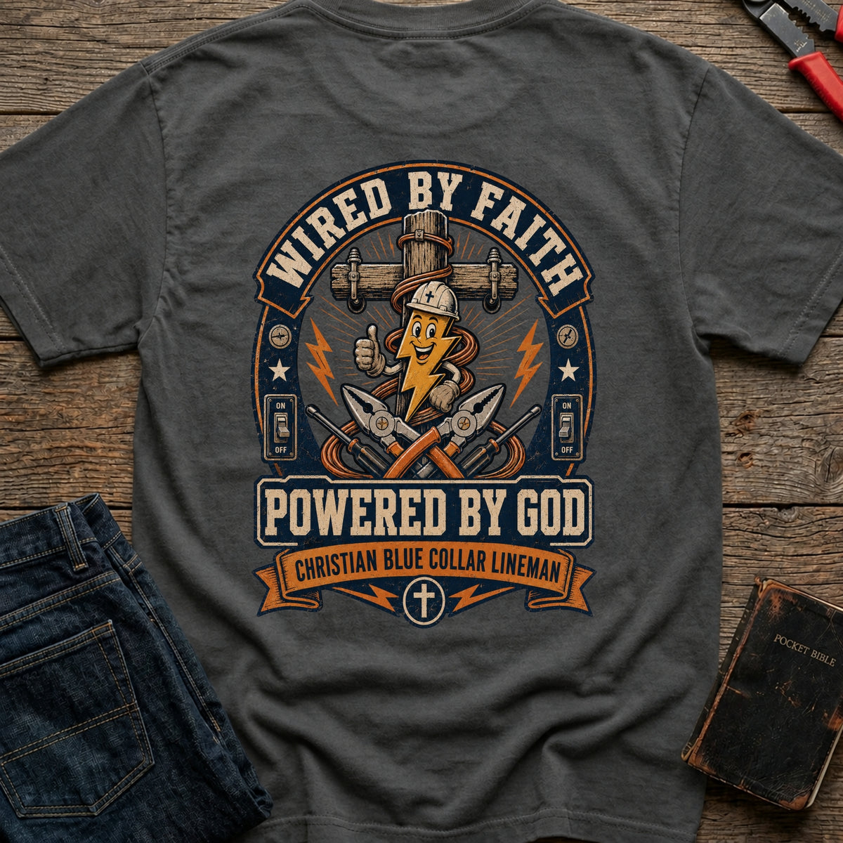 Powered By God T-Shirt