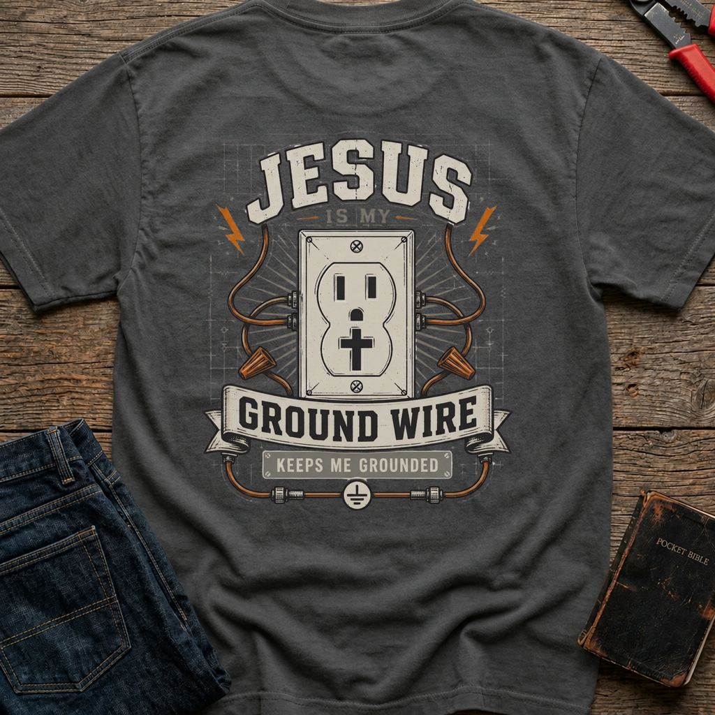 Jesus Is My Ground Wire T-Shirt