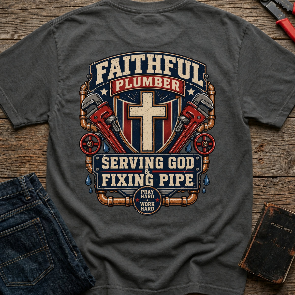 Faithful Plumbers T-Shirt