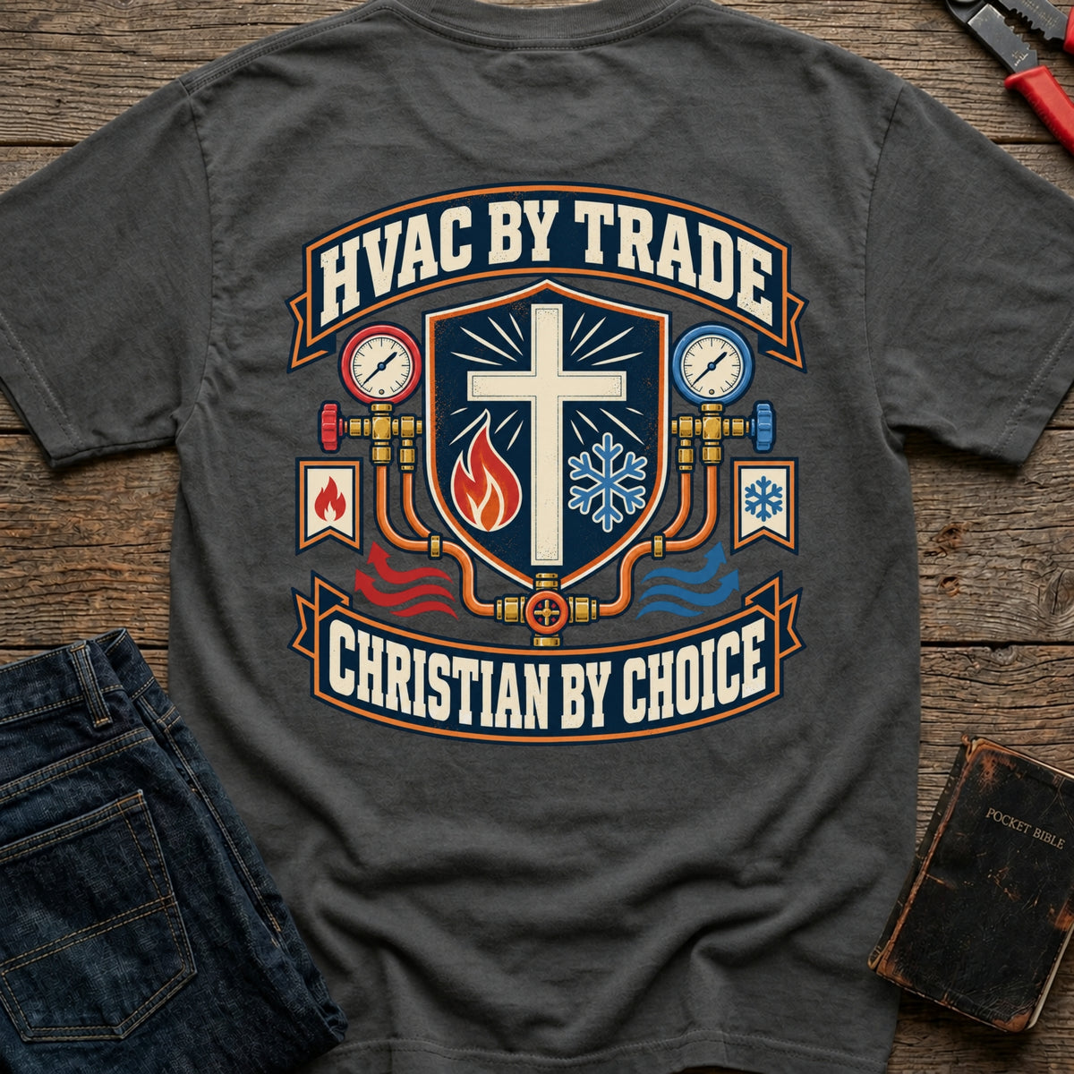 HVAC By Trade T-Shirt