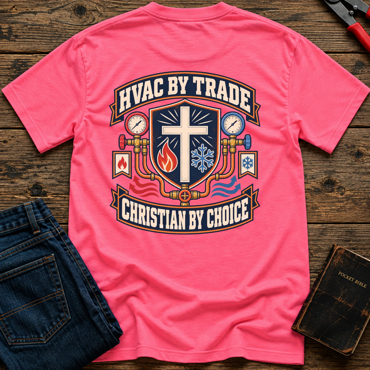HVAC By Trade Hi-Vis T-Shirt