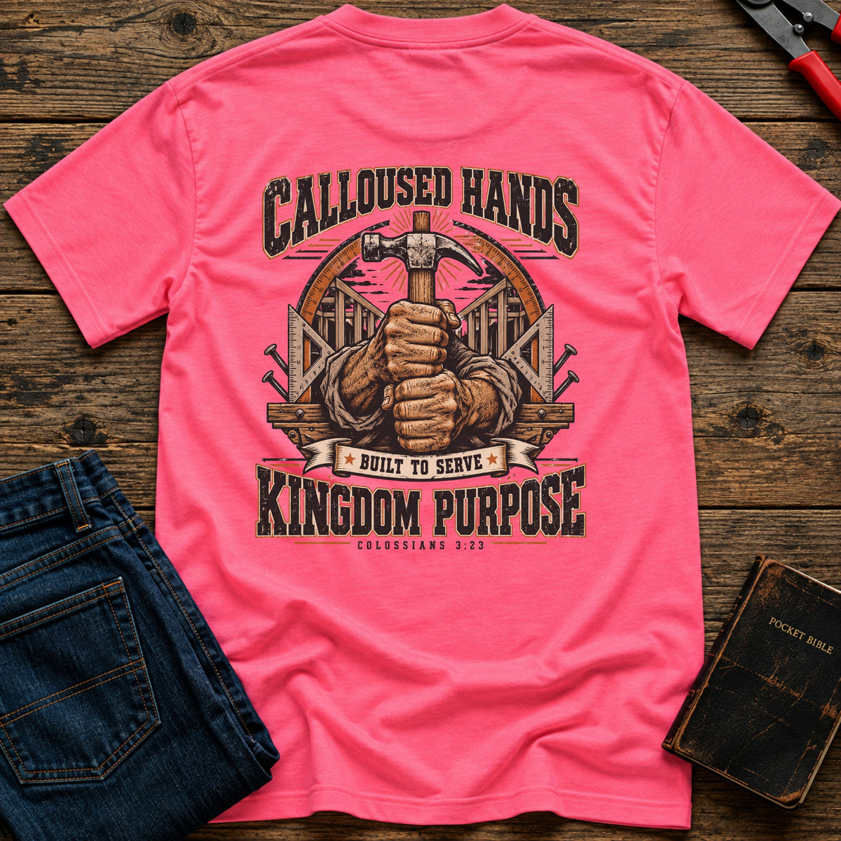Calloused Hands Hi-Vis T-Shirt