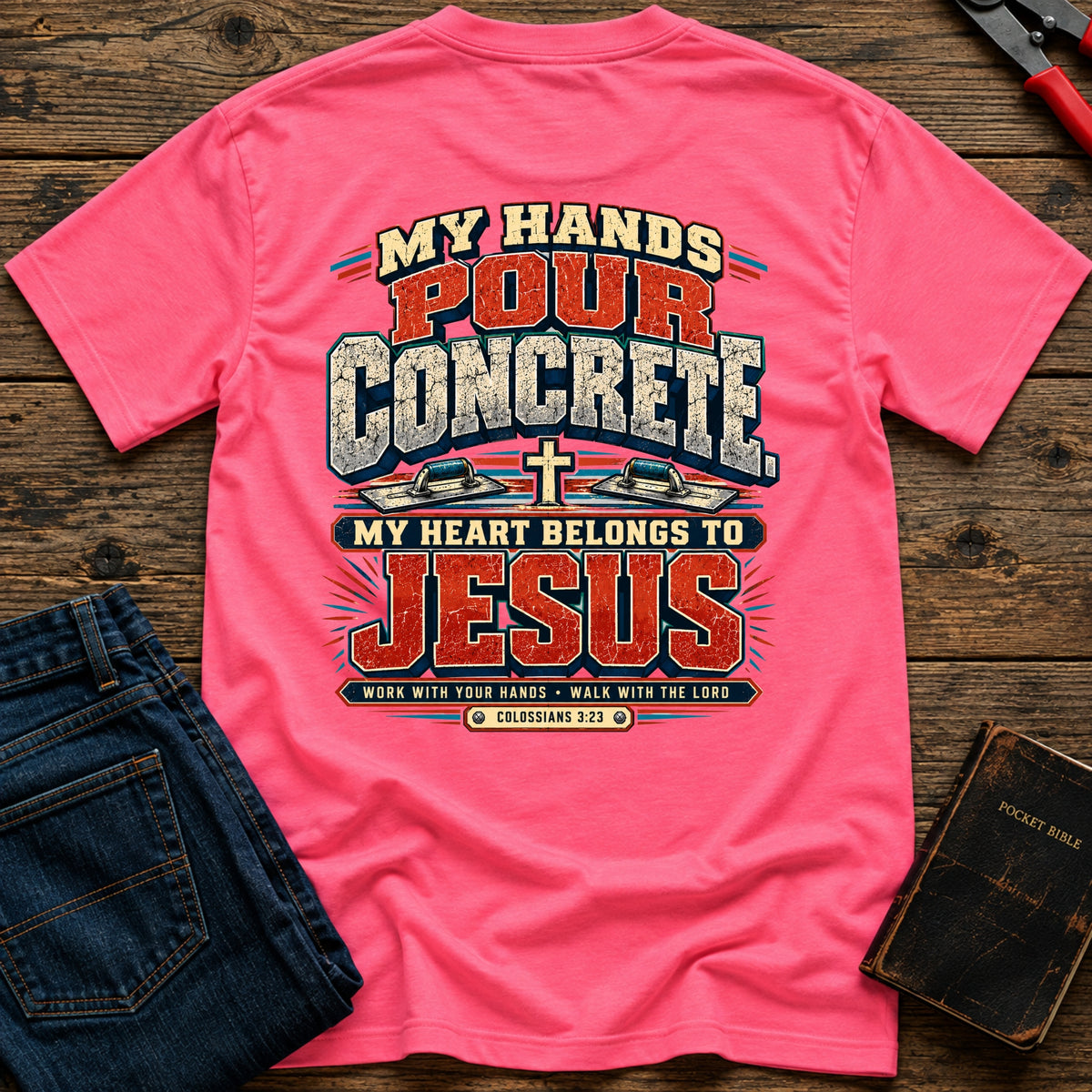 Pour Concrete Hi-Vis T-Shirt