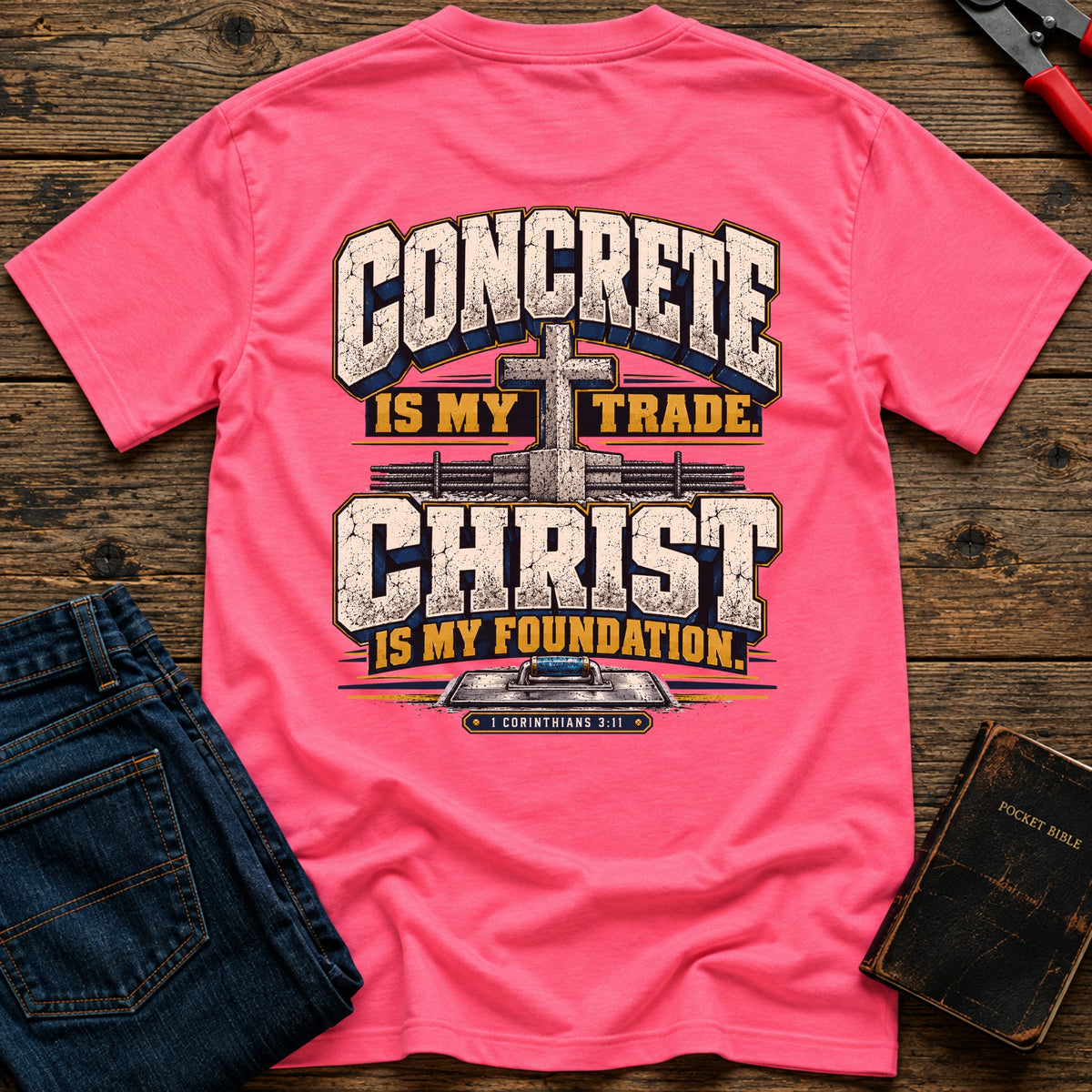 Concrete By Trade Hi-Vis T-Shirt