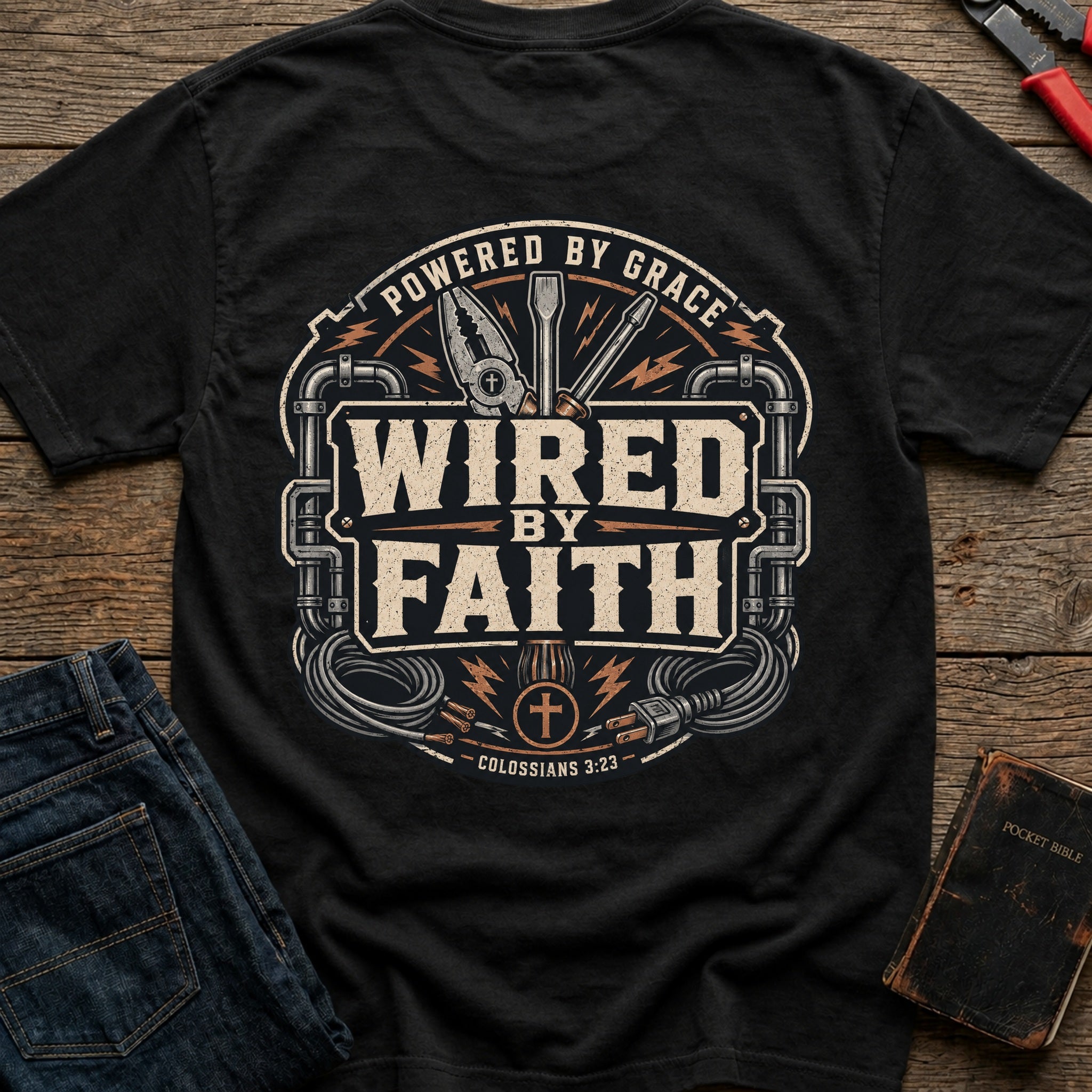 CrossGritOS|asset=94|template=4|color=Black|view=back|file=Powered-By-Grace-Wired-By-Faith-T-Shirt-6a4d38521fb3f5362a01fe3a-printify-art-1-2_Black_back_template-4.jpg
