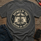 CrossGritOS|asset=43|template=1|color=Pepper|view=back|file=Refined-By-Fire-Driven-By-Faith-T-Shirt-6a553eea4c3e40d240089410-printify-art-1-2_Pepper_back_template-1.jpg