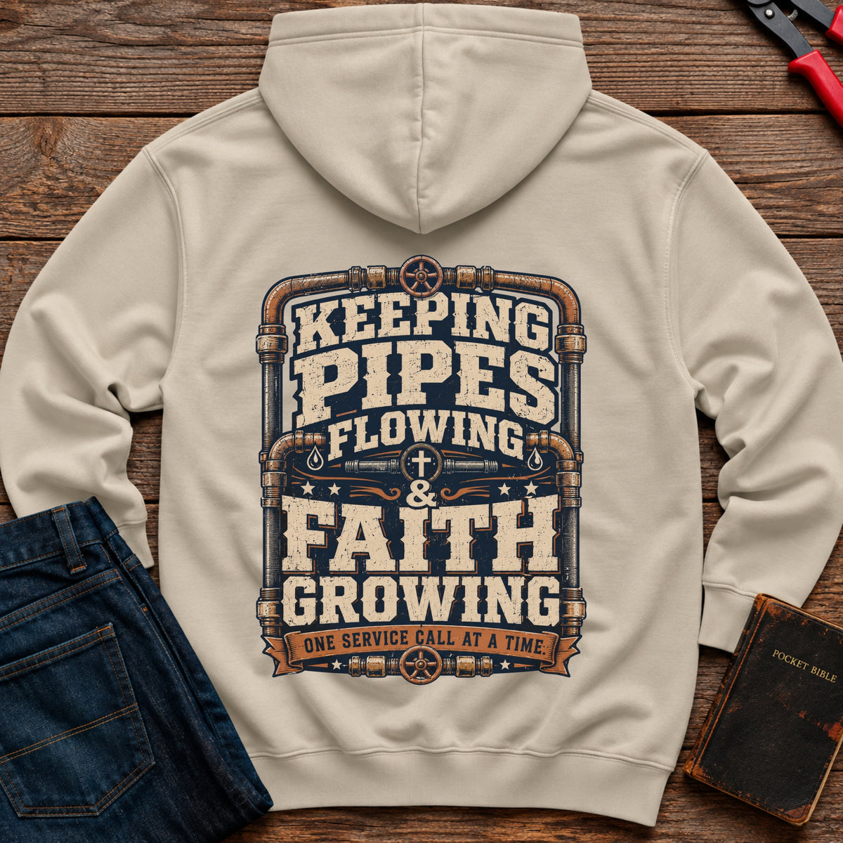 Keeping Pipes Flowing Hoodie