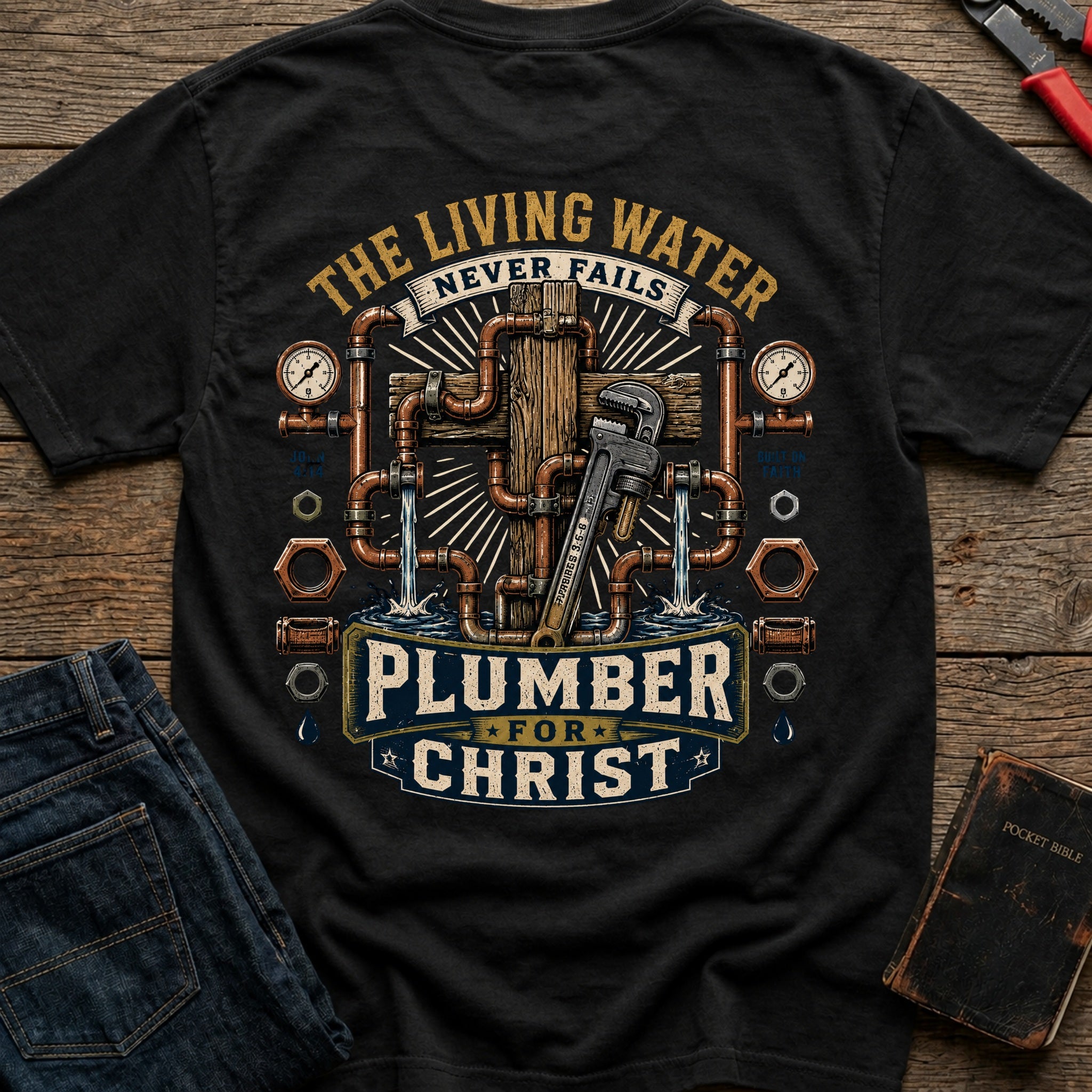 CrossGritOS|asset=25|template=4|color=Black|view=back|file=The-Living-Water-Never-Fails-T-Shirt-6a56b853d358db9acf0b174a-printify-art-1-2_Black_back_template-4.jpg
