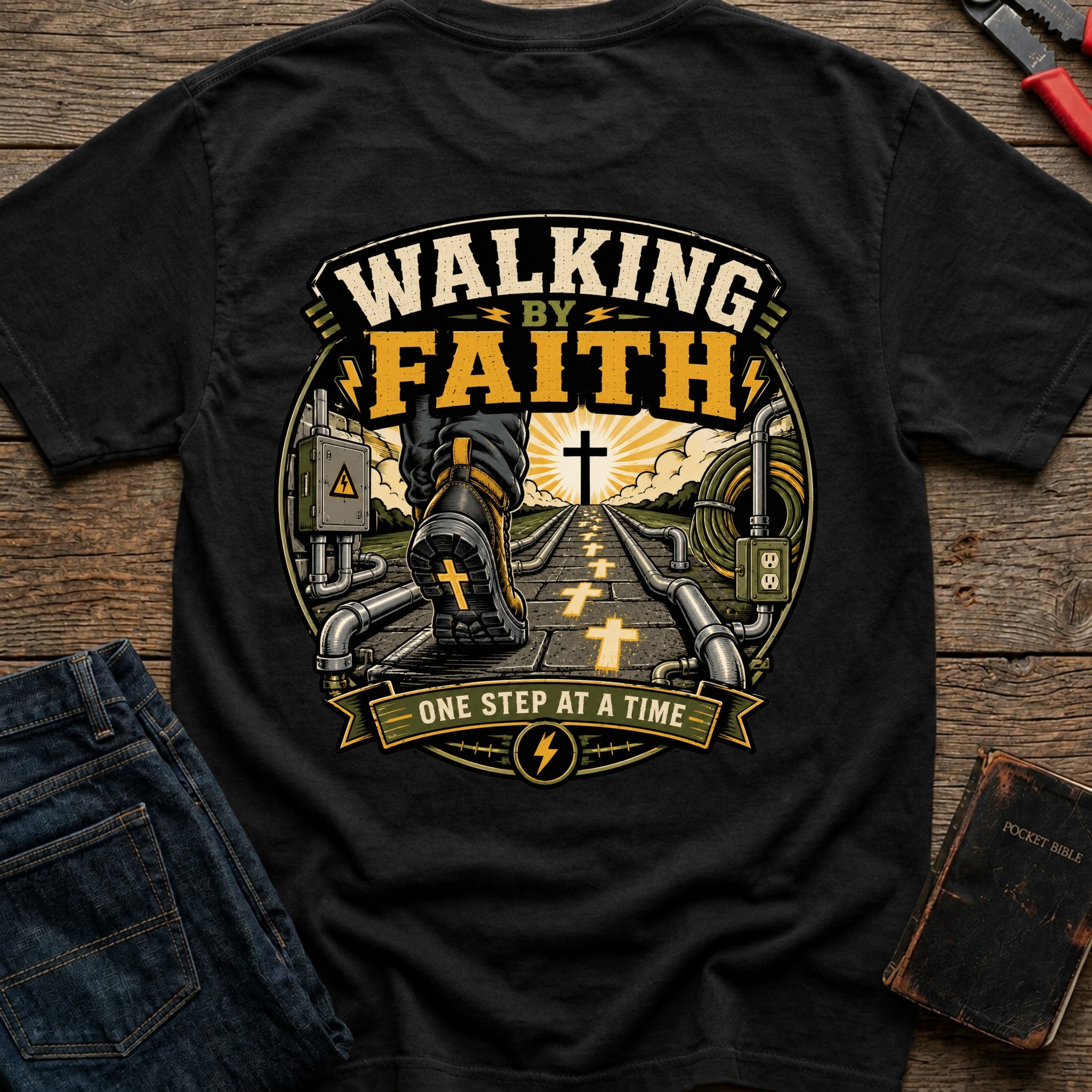CrossGritOS|asset=87|template=4|color=Black|view=back|file=Walking-By-Faith-T-Shirt-6a4d3b6d3fcdce69cd0ad980-printify-art-1-2_Black_back_template-4.jpg
