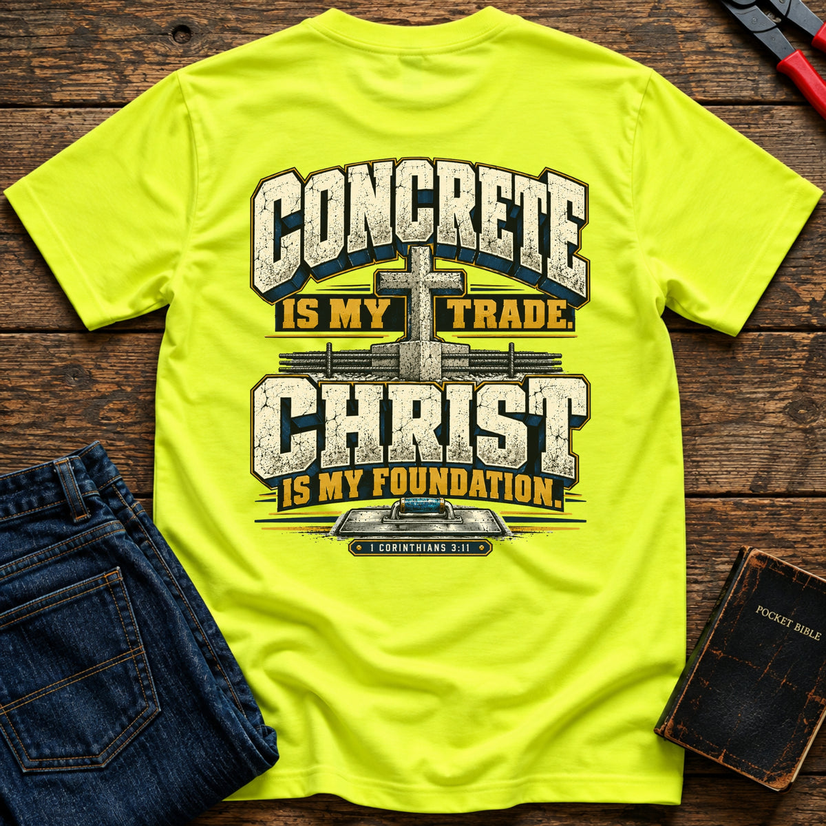 Concrete By Trade Hi-Vis T-Shirt