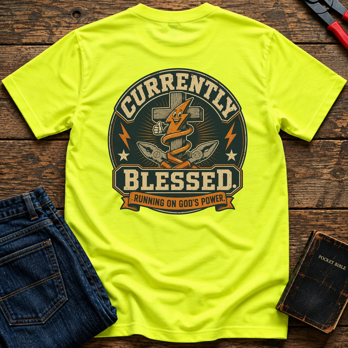 Currently Blessed Hi-Vis T-Shirt